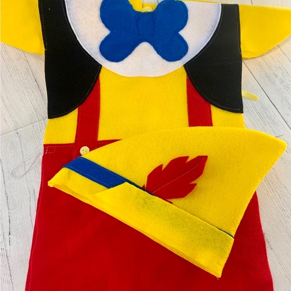 Halloween Pinocchio felt tunic custom/ party supplies - Picture 1 of 9
